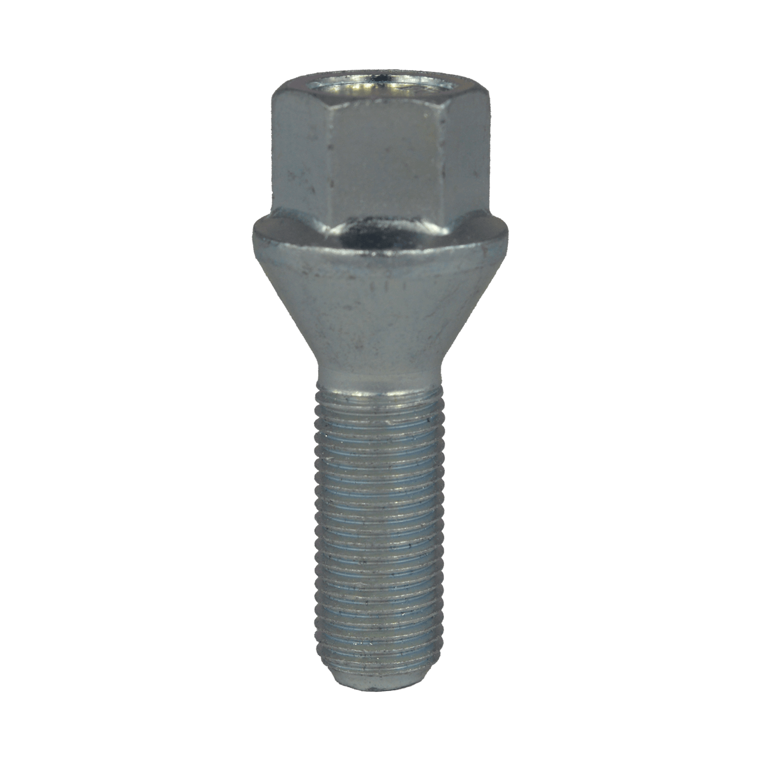 Lug bolt for alloy wheels, thread M12x1.5, hex 17, length 51.5 mm